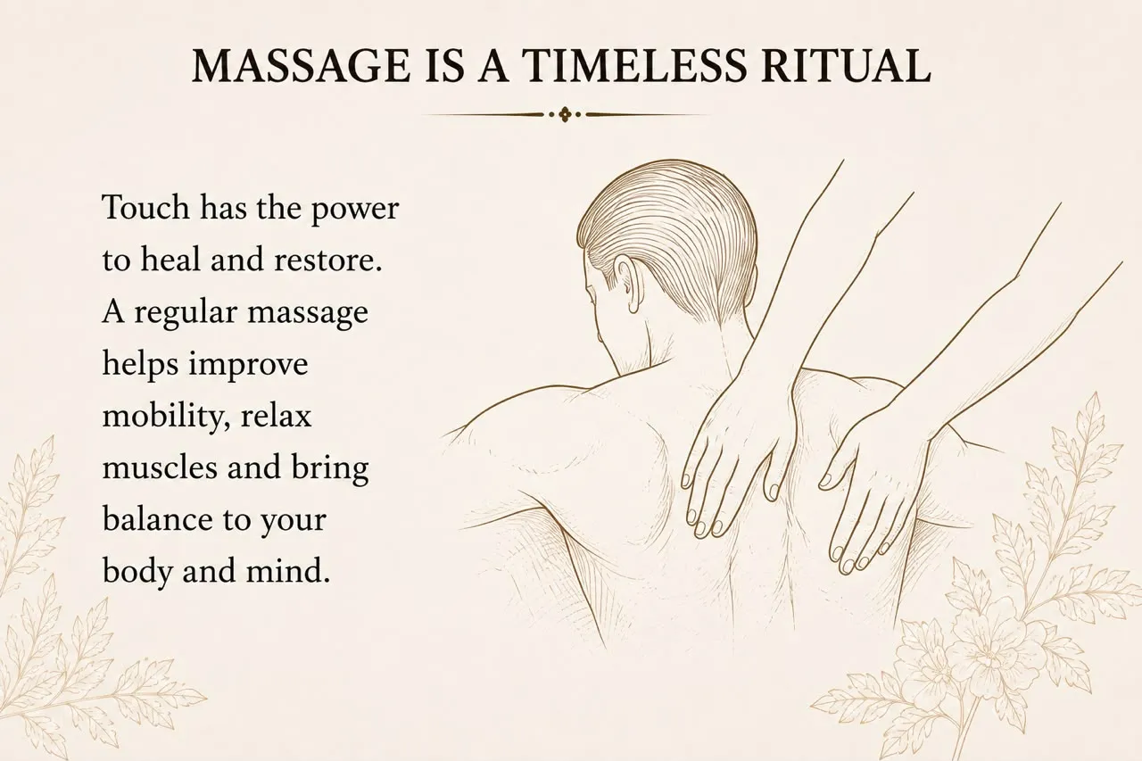 Massage is a timeless ritual - the healing power of touch